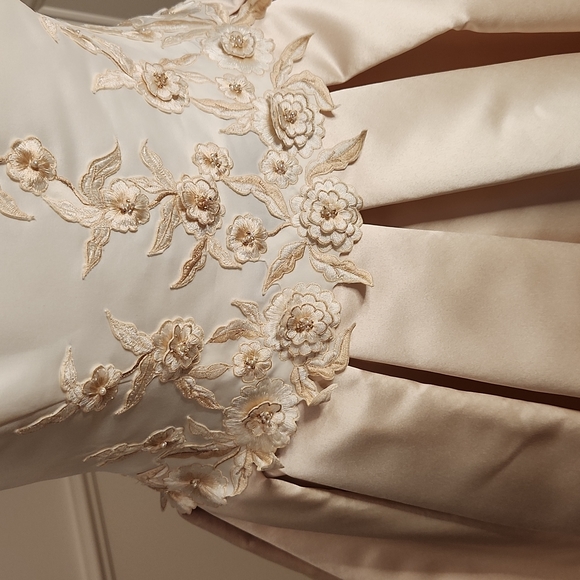 Mon Cheri Wedding Dress Size 12 - Picture 4 of 12